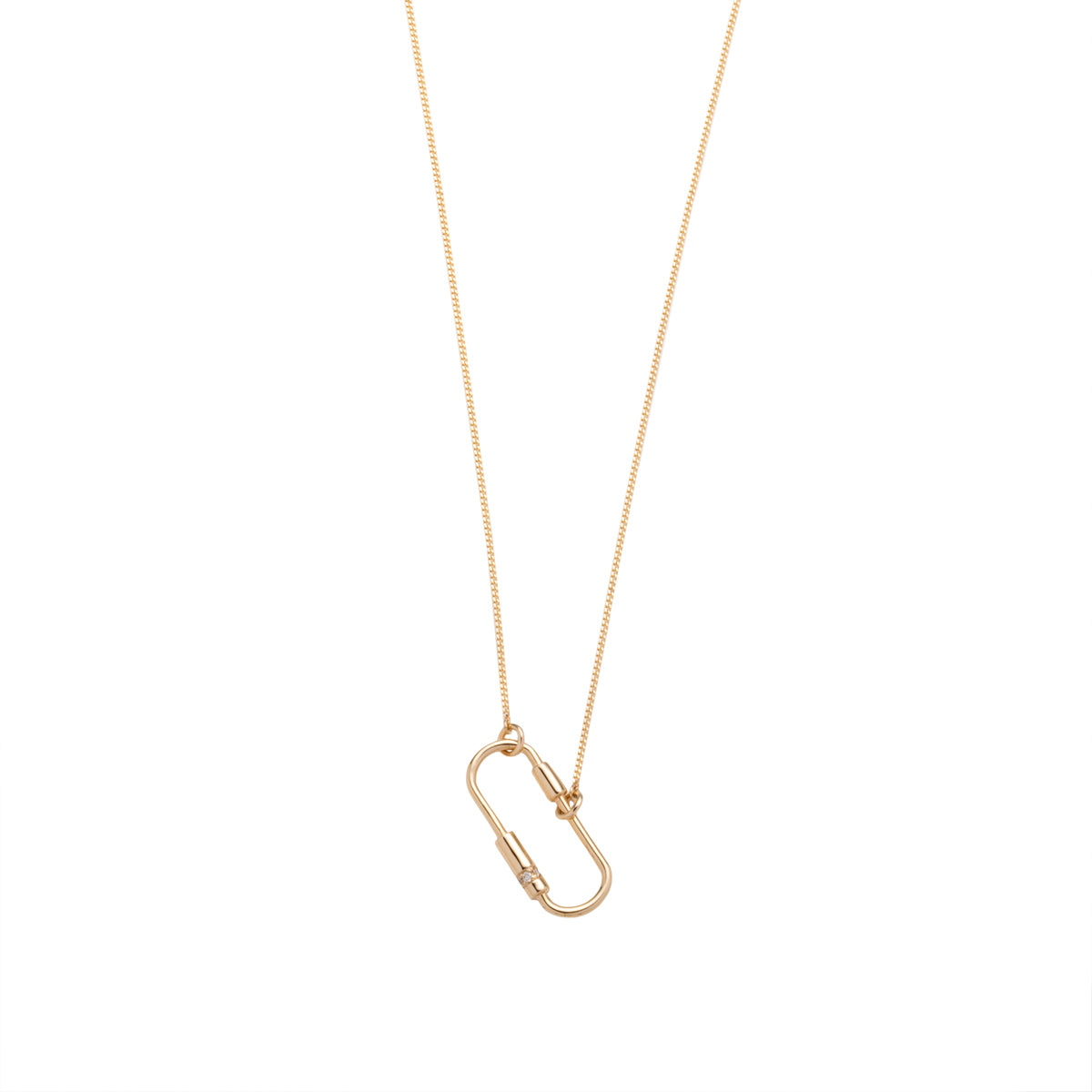 MIRÓ Diamond Cylinder Necklace