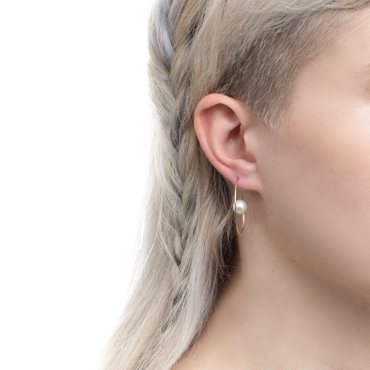 Akoya Pearl Floating Earring