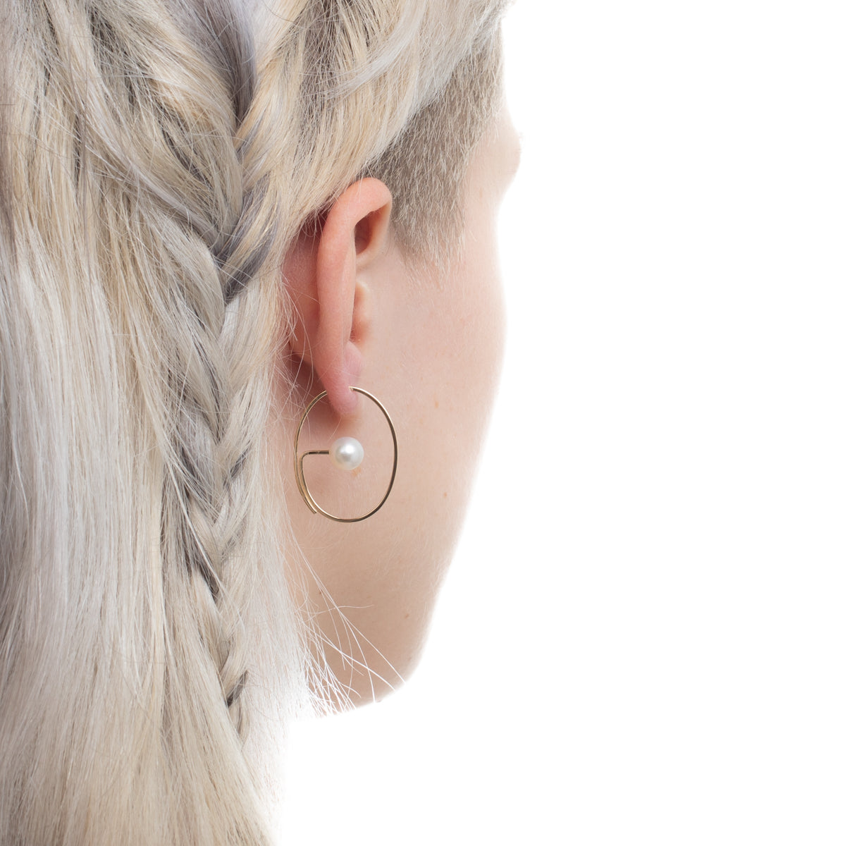 Akoya Pearl Floating Earring