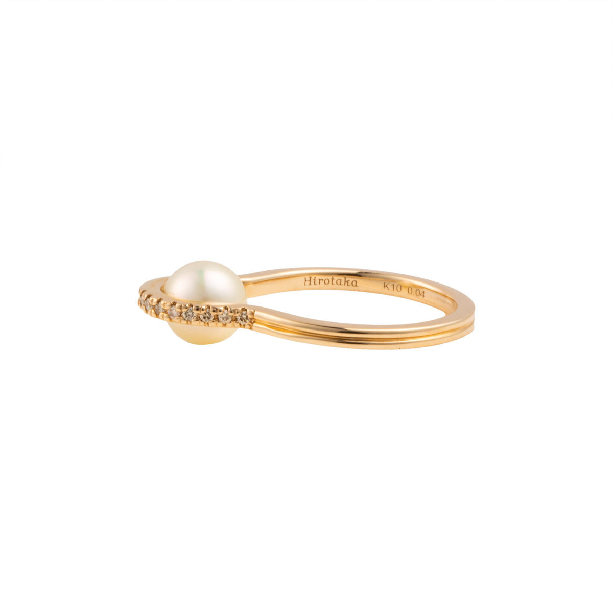 BELUGA Diamond Pearl Ring