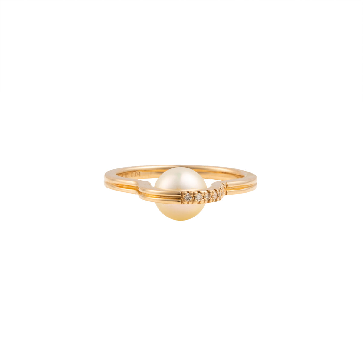 BELUGA Diamond Pearl Ring