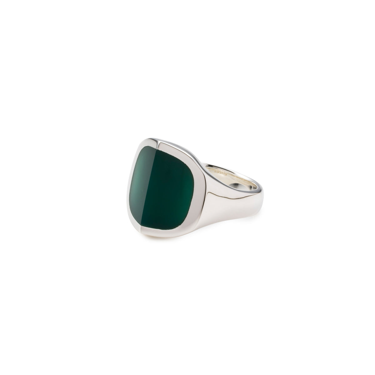 【Made-To-Order】EQUINOX-Pyramid Green Agate Ring Medium size