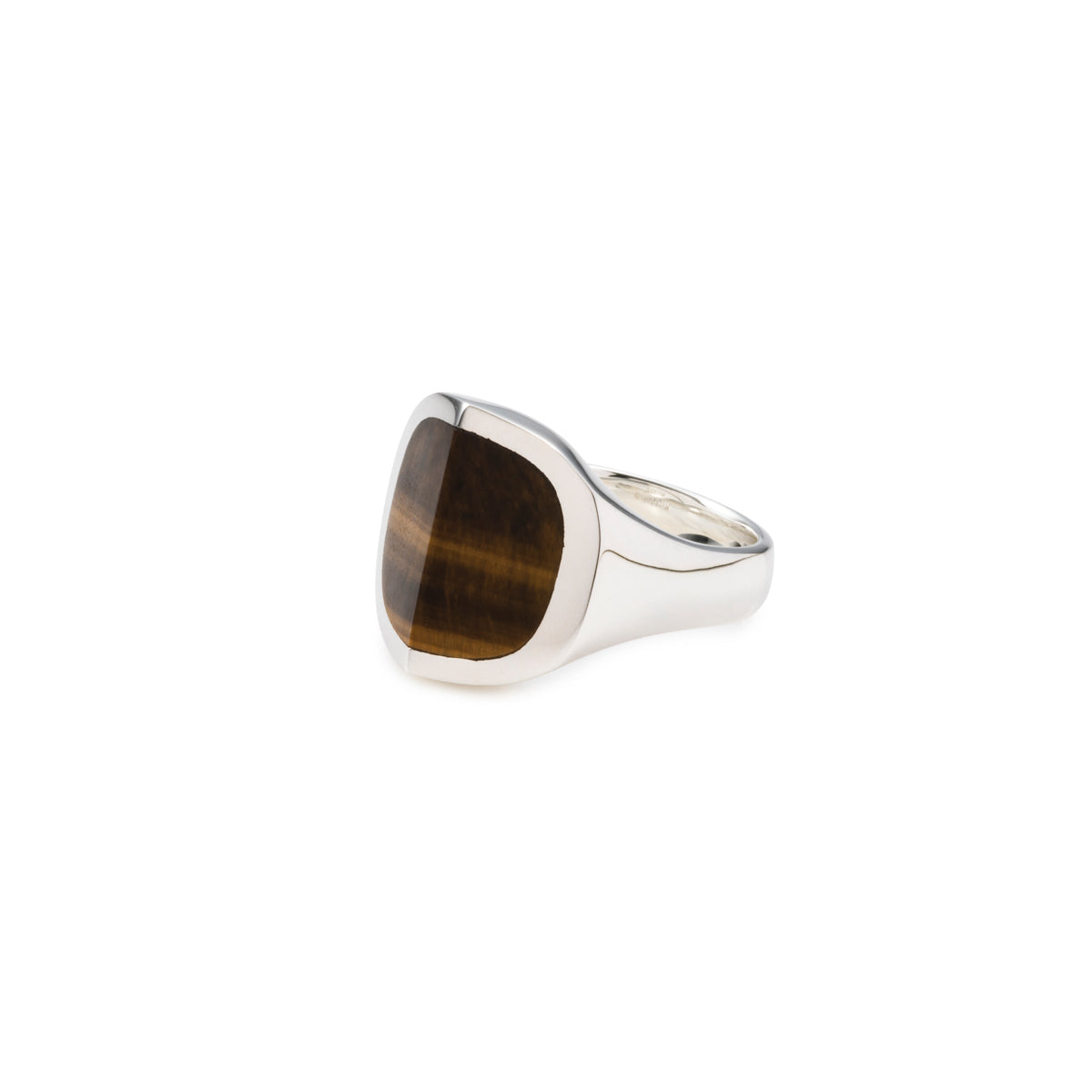 【Made-To-Order】EQUINOX-Pyramid Tiger's Eye Ring Medium size