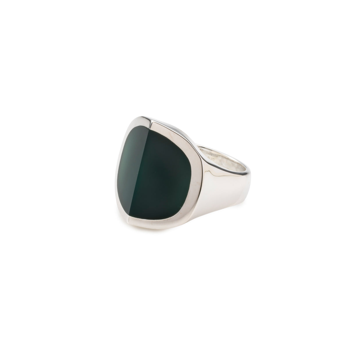【Made-To-Order】EQUINOX-Pyramid Green Agate Ring Large size