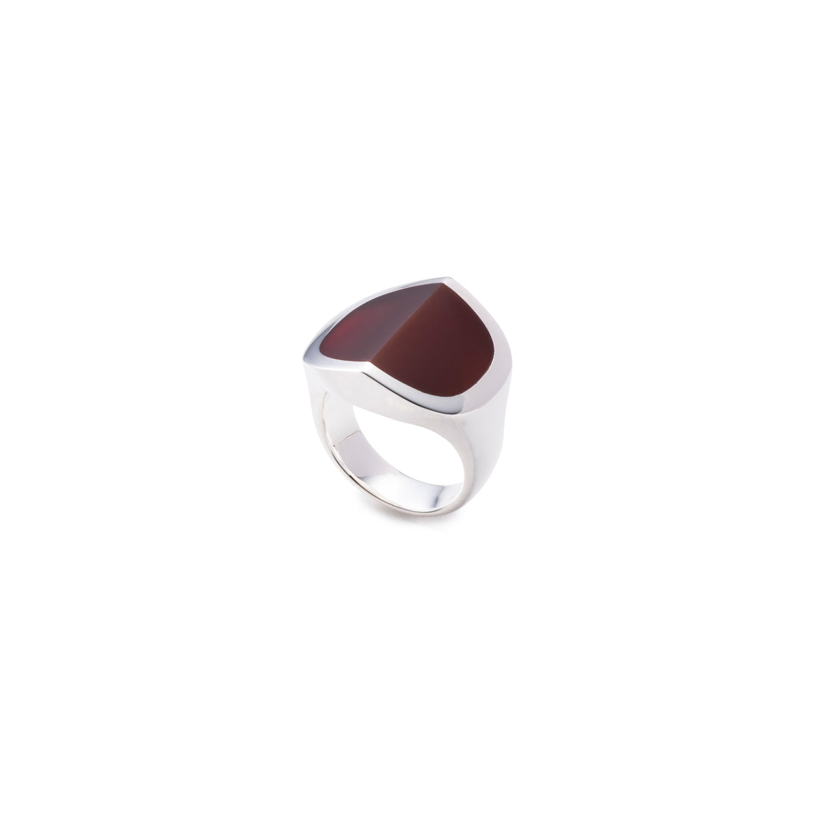 【Made-To-Order】EQUINOX-Pyramid Carnelian Ring Large size