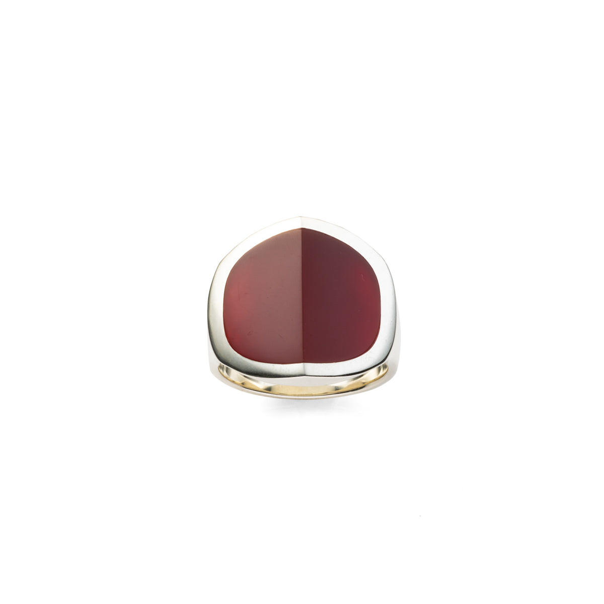 【Made-To-Order】EQUINOX-Pyramid Carnelian Ring Large size