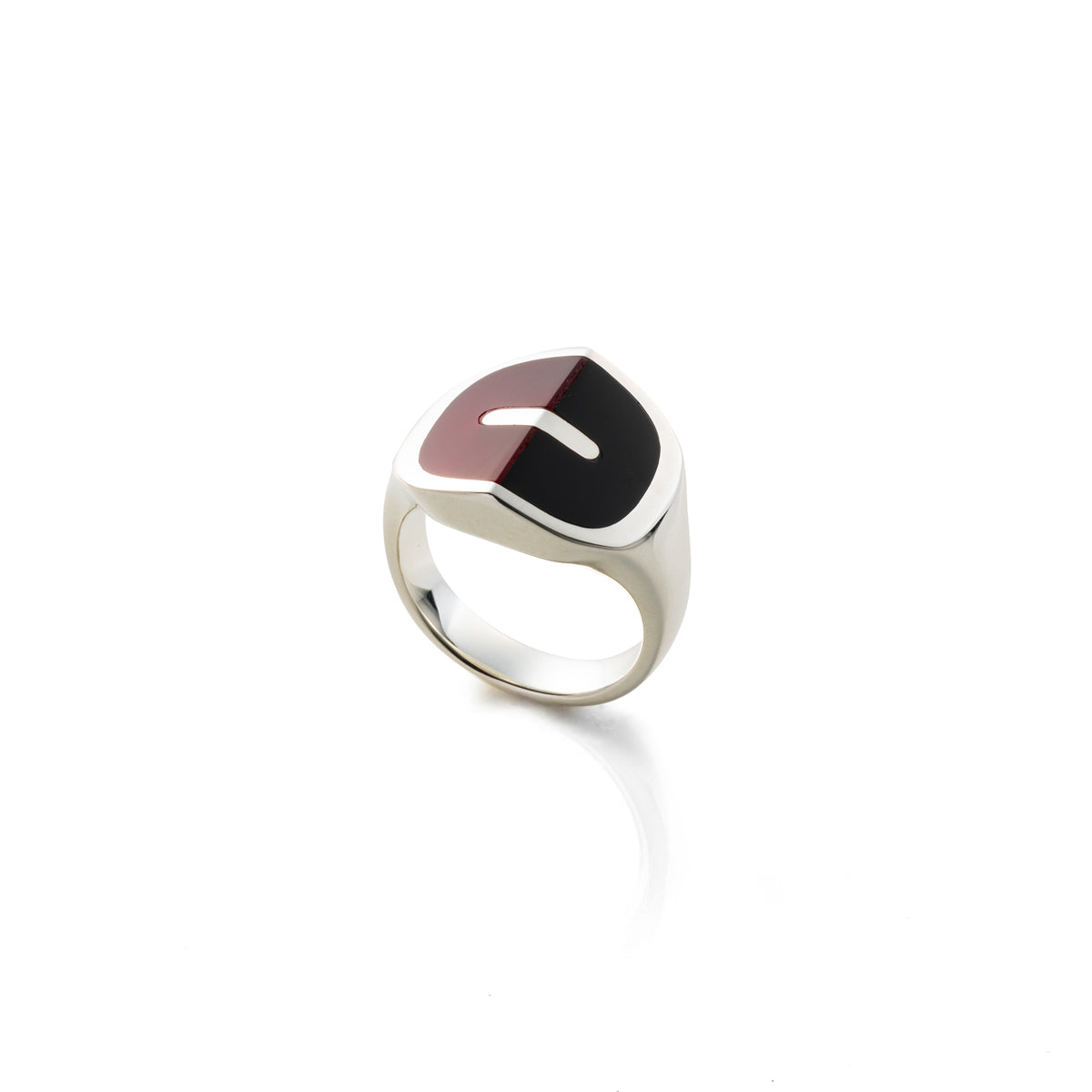 【Made-To-Order】EQUINOX-Pyramid Onyx Carnelian Ring