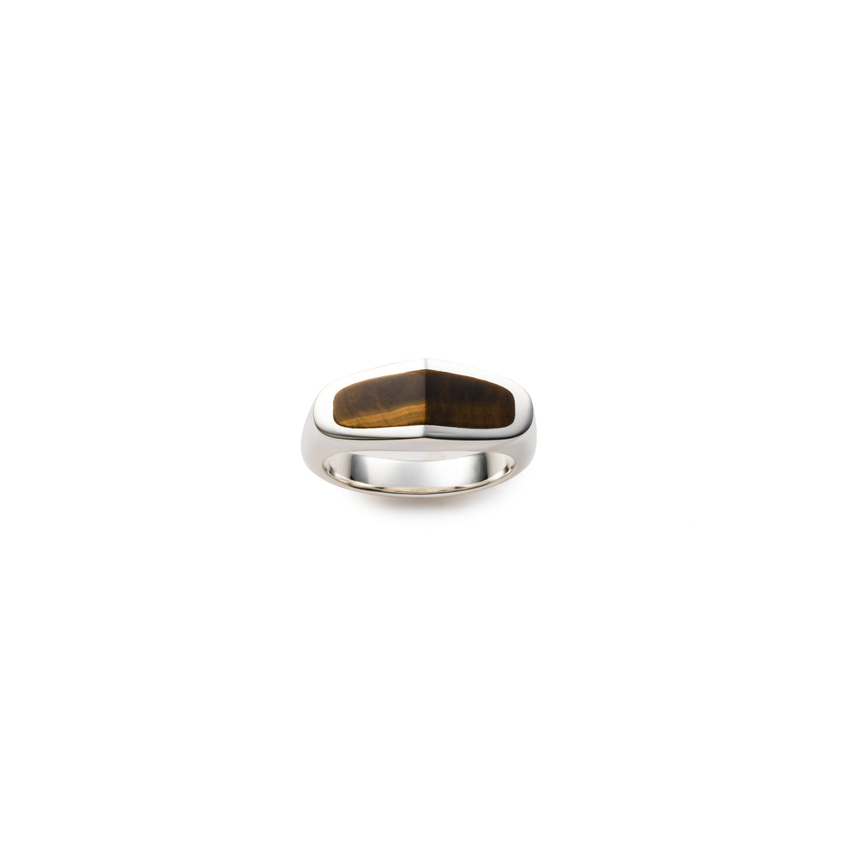 【Made-To-Order】EQUINOX-Pyramid Tiger's Eye Ring