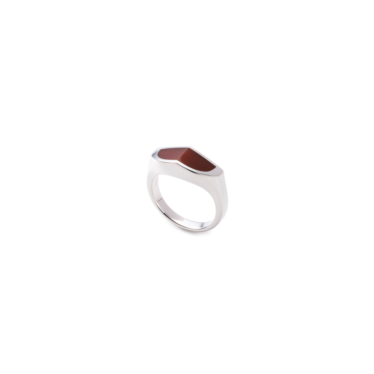 【Made-To-Order】EQUINOX-Pyramid Carnelian Ring