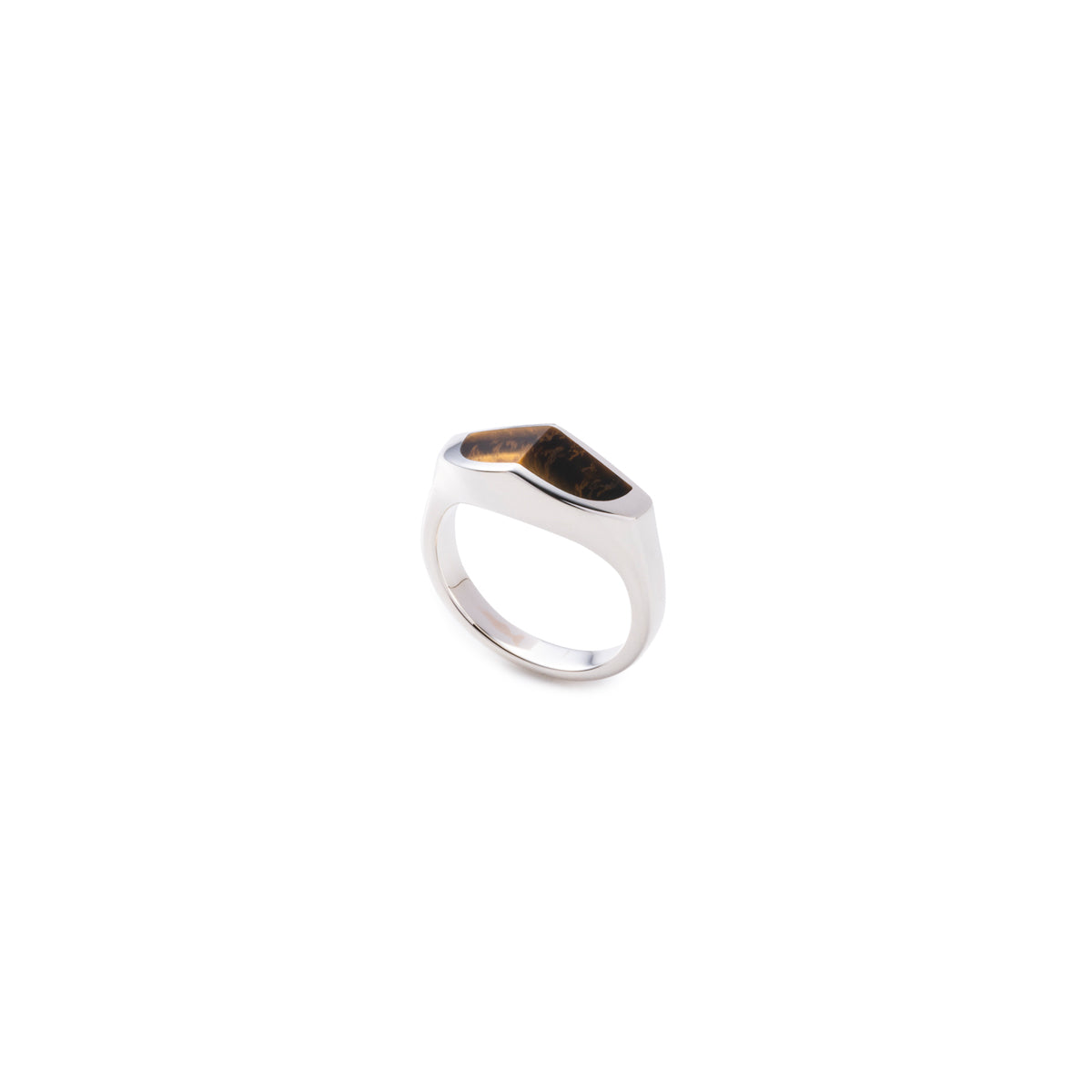 【Made-To-Order】EQUINOX-Pyramid Tiger's Eye Ring
