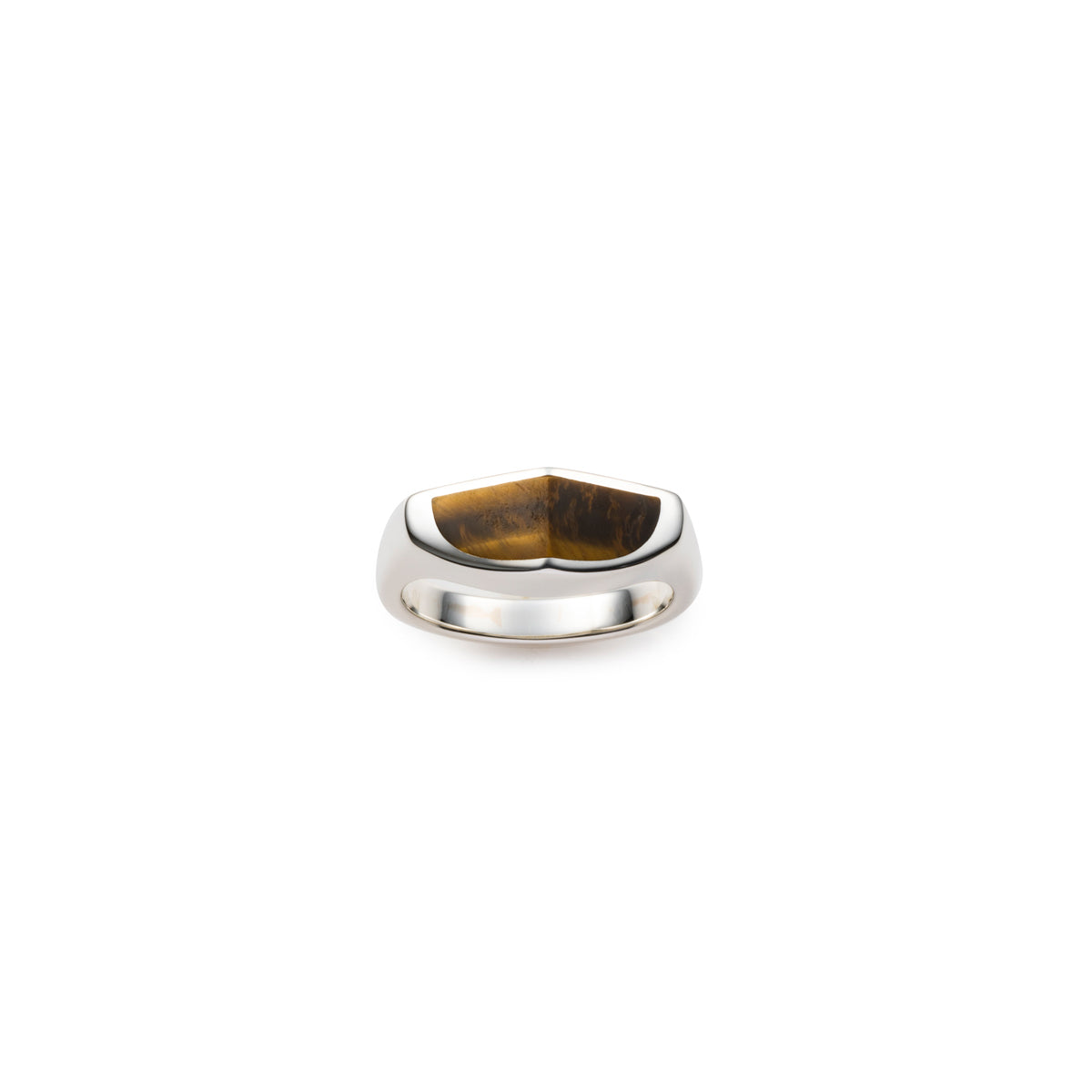 【Made-To-Order】EQUINOX-Pyramid Tiger's Eye Ring