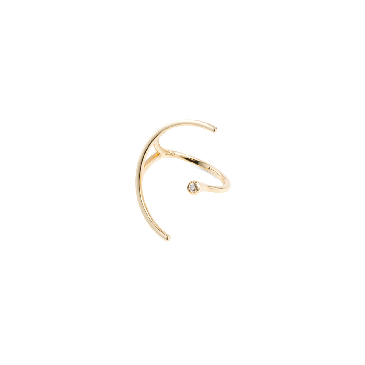 【Made-To-Order】 TREEHOPPER Diamond Cuff Ring