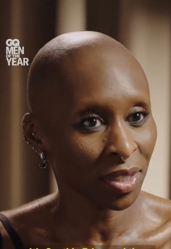 Cynthia Erivo / PARAKEET Cabochon Onyx Earring