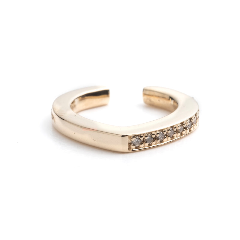 MANHATTAN Diamond Ear Cuff Small size