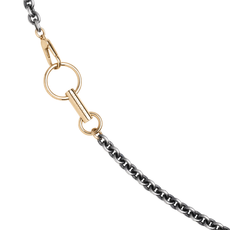 PIPISTRELLO Double Ring Chain Necklace