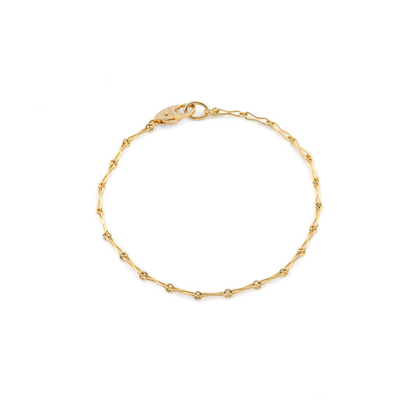 18K ALL ABOUT BASICS Chain Ladder Chain Bracelet