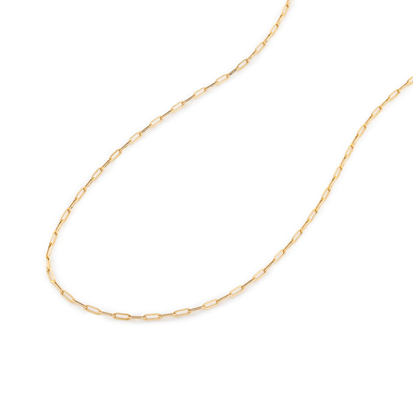 18k "All About Basics" Ladder Chain Necklace