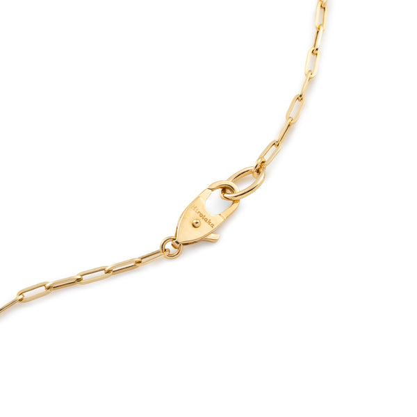 18K ALL ABOUT BASICS Ladder Chain Necklace