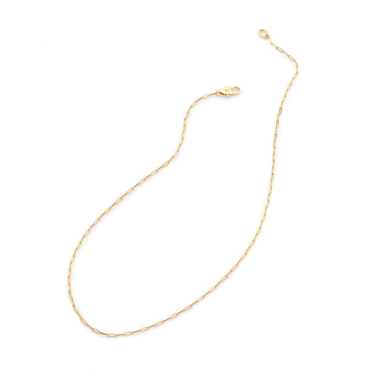 18k "All About Basics" Ladder Chain Necklace