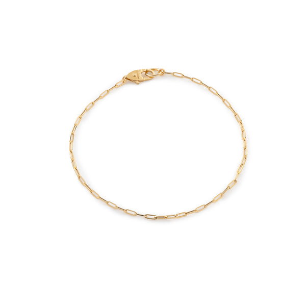 18k "All About Basics" Ladder Chain Bracelet