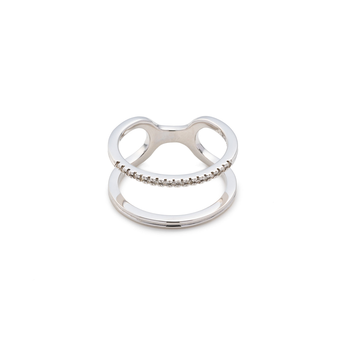 BELUGA Diamond Double Line Ring