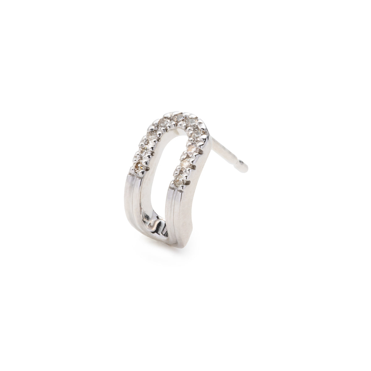 BELUGA Oblong Diamond Earring