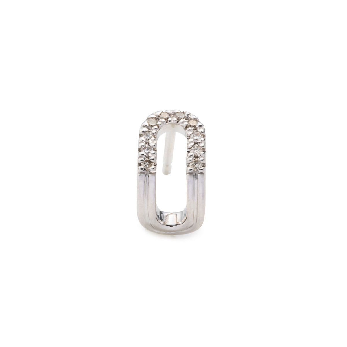 BELUGA Oblong Diamond Earring