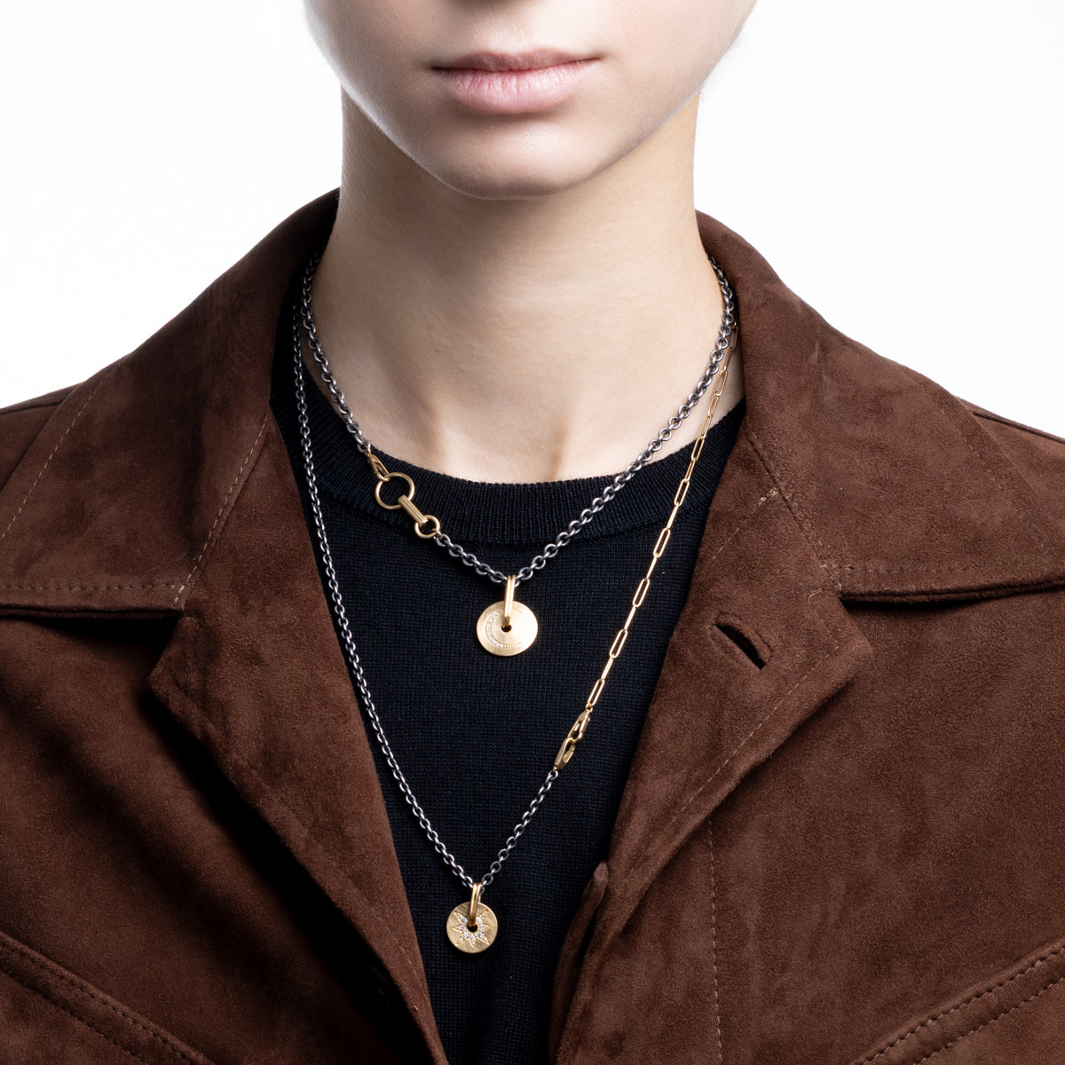 K18 CELESTIALS THE STAR Diamond Charm