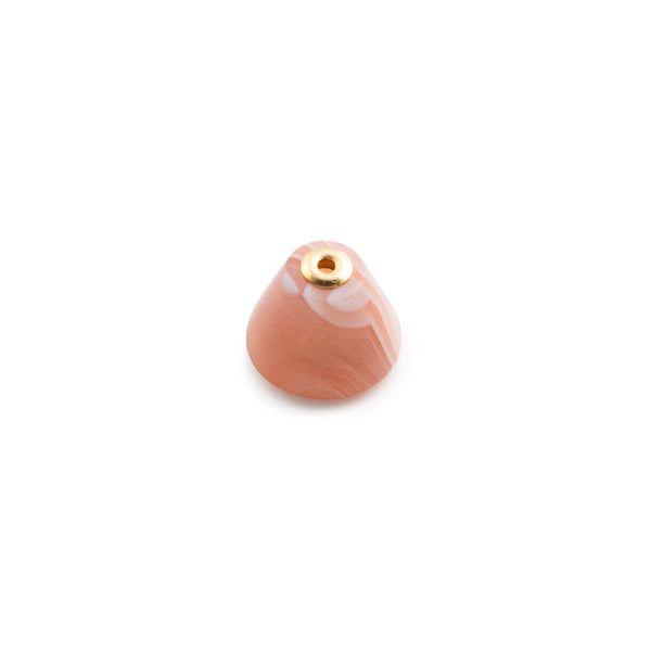 Corn Pink Agate Stone for SPEAR Earring