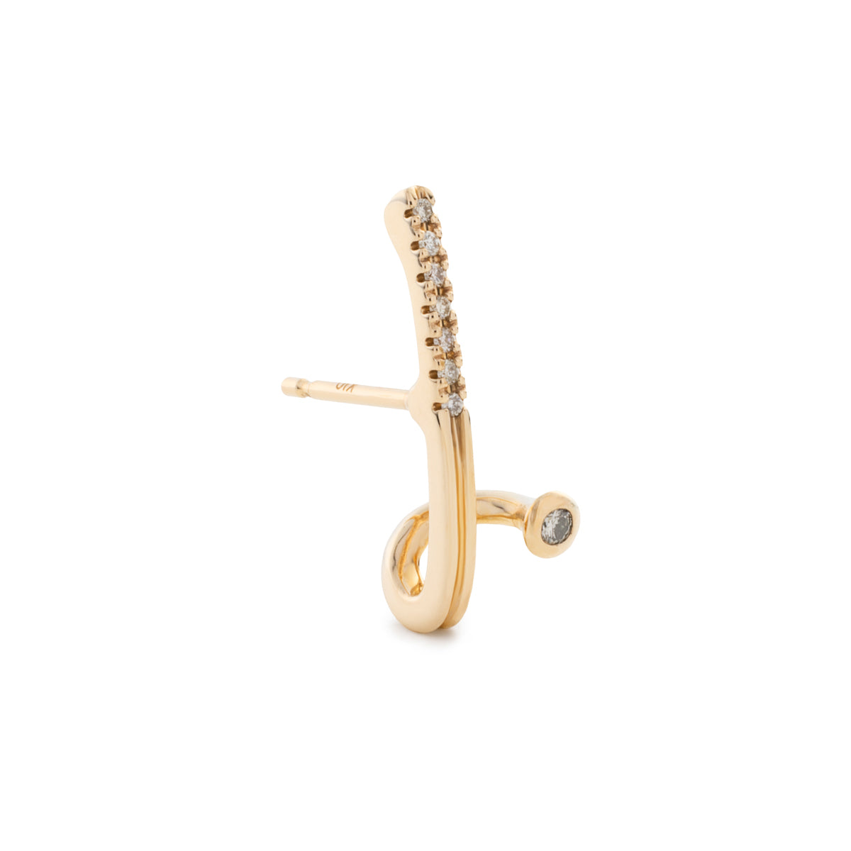 DROSERA Diamond Earring for Left ear