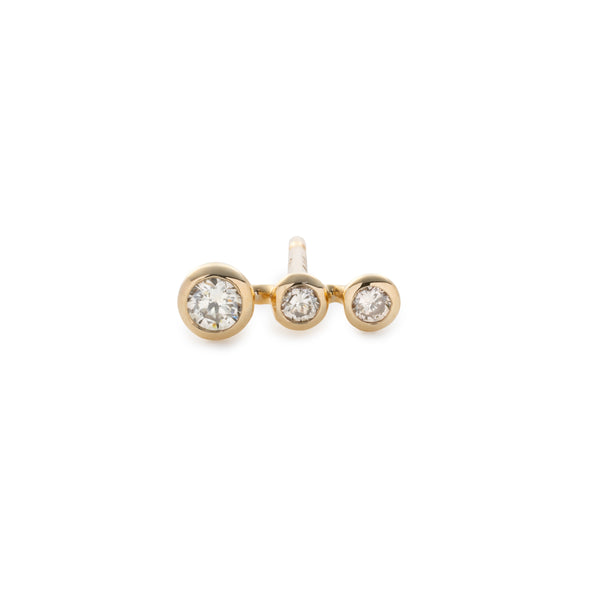 DROSERA Diamond Stud Earring