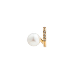 DROSERA Diamond Akoya Pearl Earring for Right ear