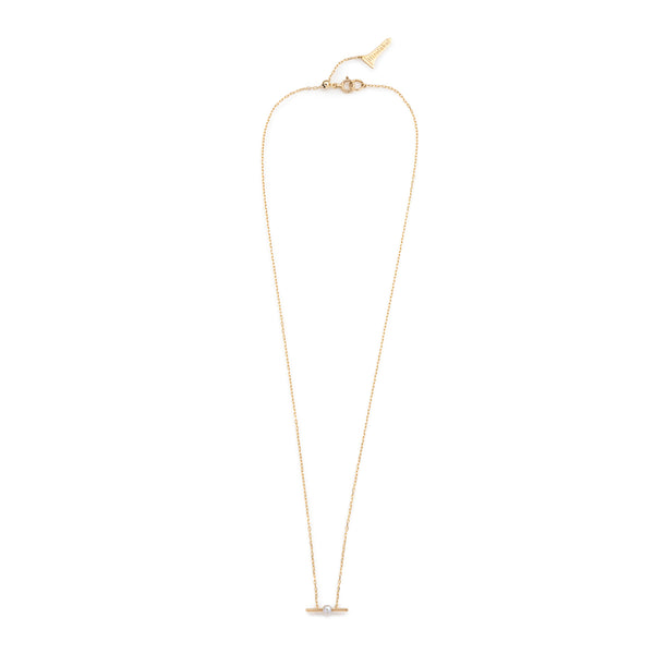 Akoya Pearl Bar Necklace