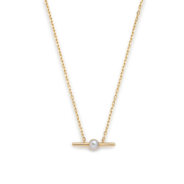 HOLIDAY GIFT SET Akoya Pearl Bar Necklace