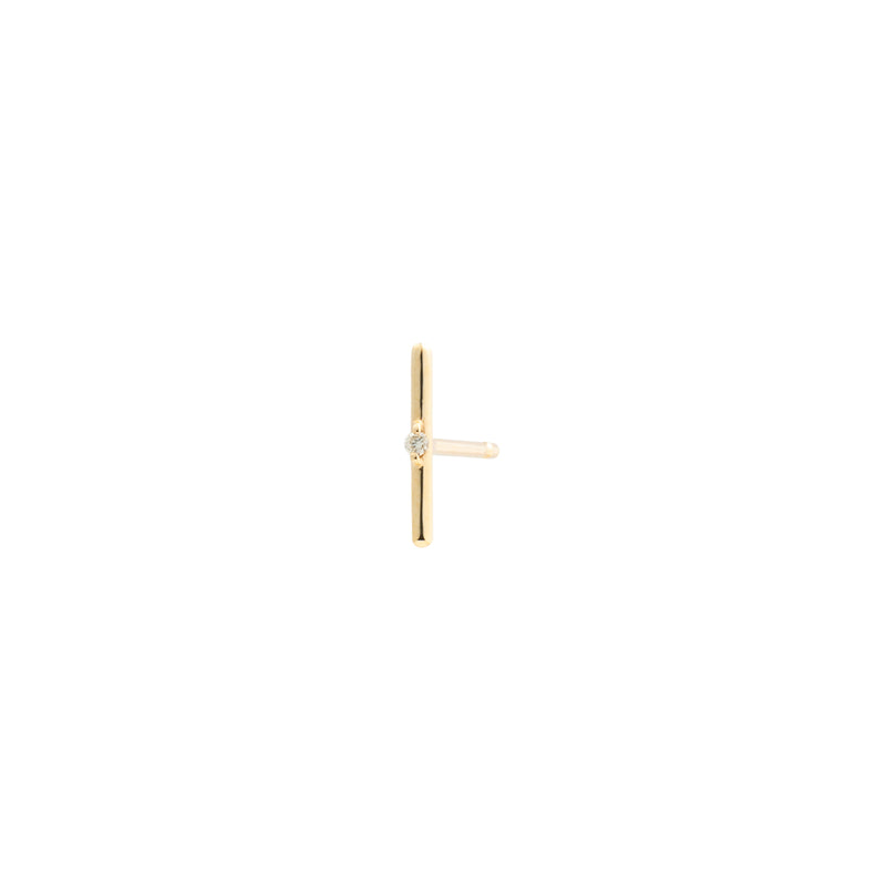 "All About Basics" Diamond Bar Earring