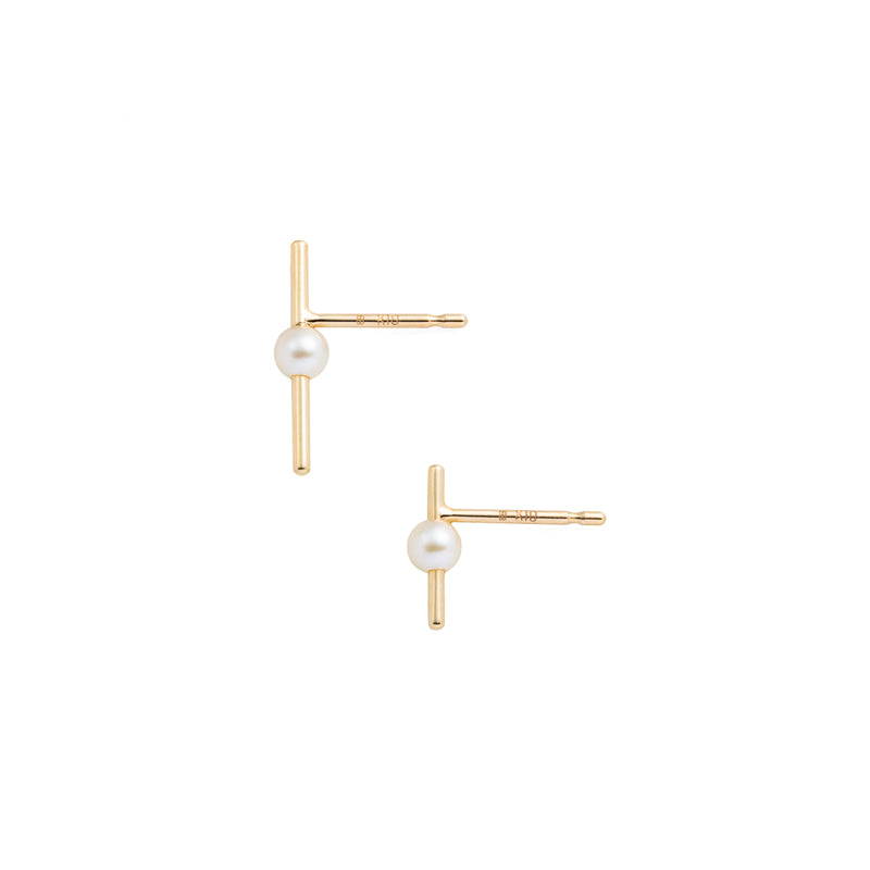 HOLIDAY GIFT SET Mismatched Akoya Pearl Bar Earring