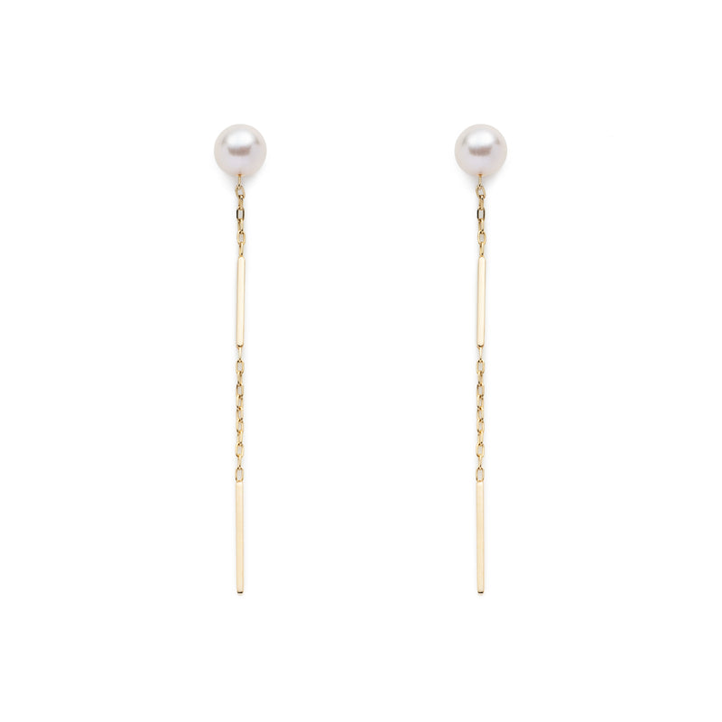 HOLIDAY GIFT SET Akoya Pearl Toggle Earring