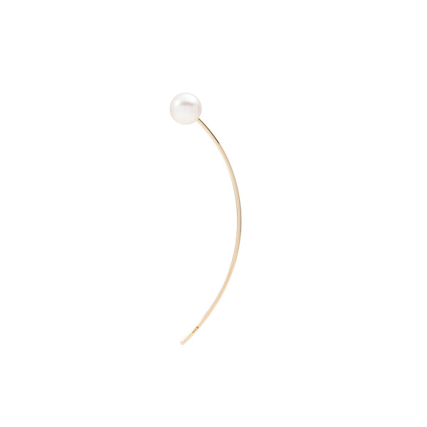 Akoya Pearl Arrow Earring