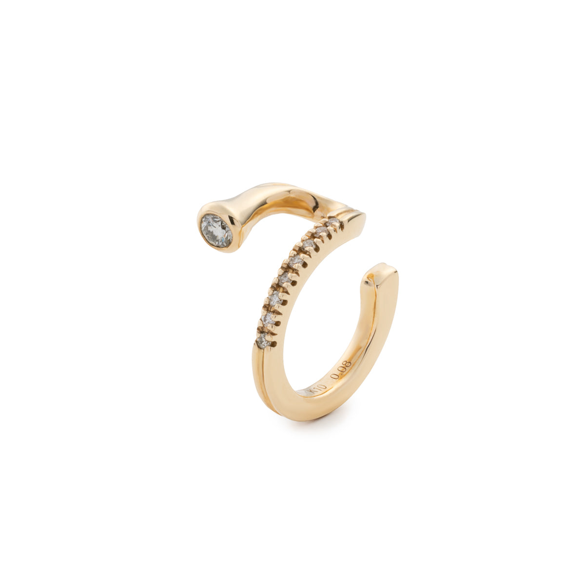 DROSERA Diamond Ear Cuff