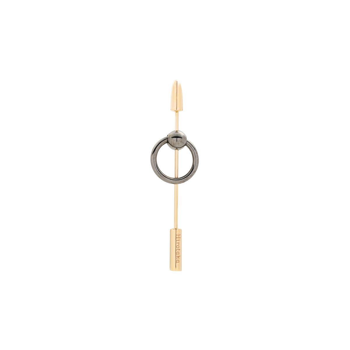 PUNCTURE Spear Earring, Silver Captive Ball