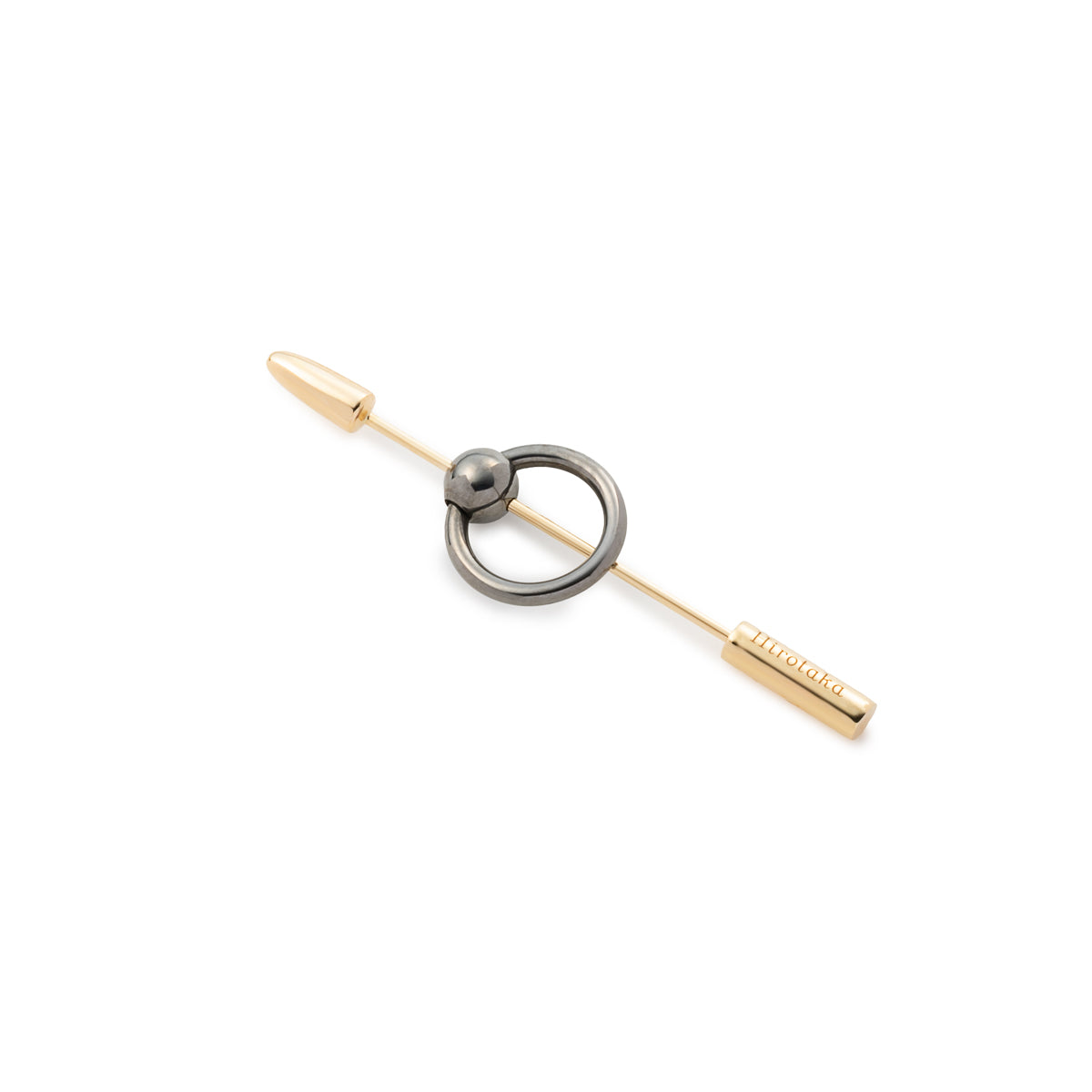 PUNCTURE Spear Earring, Silver Captive Ball