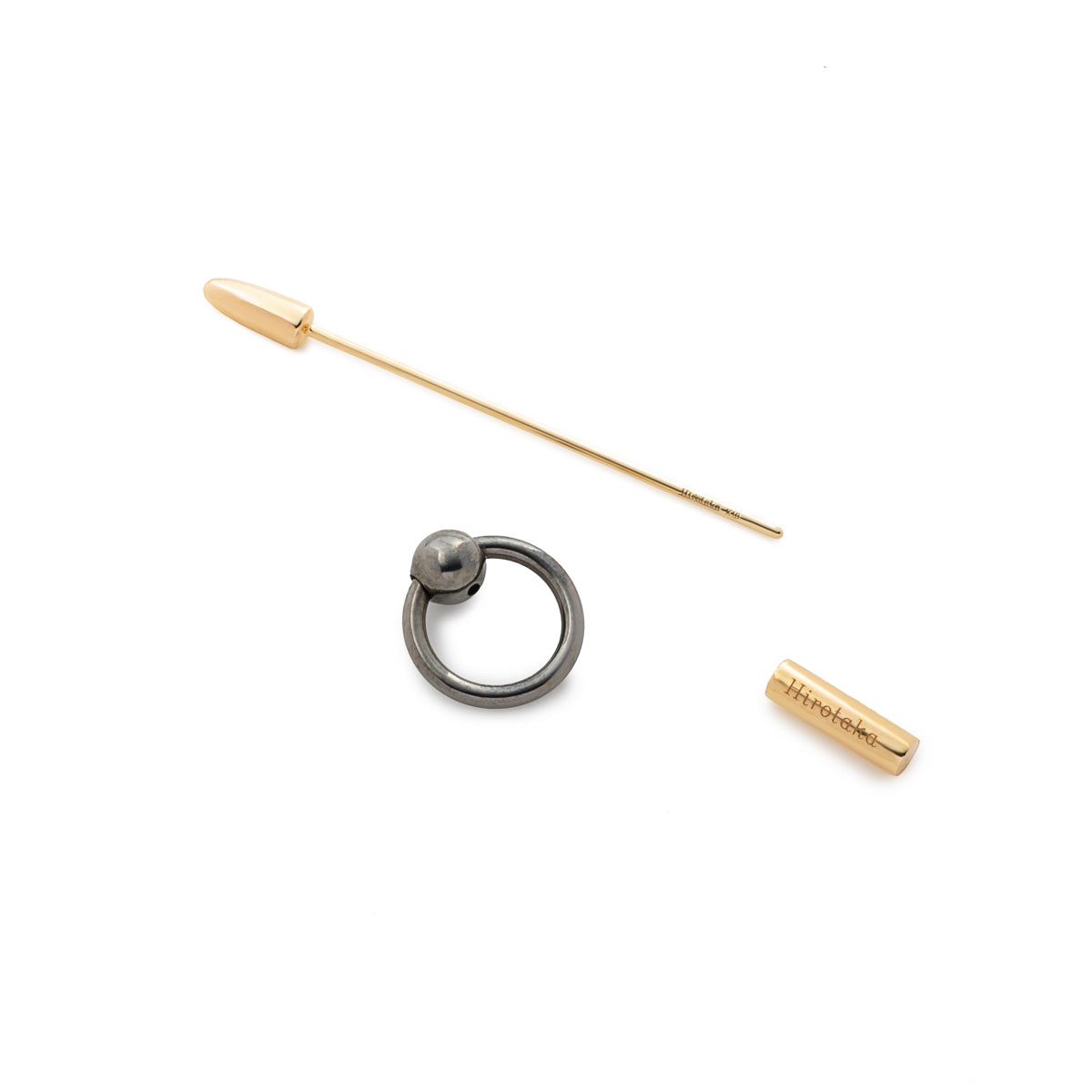 PUNCTURE Spear Earring, Silver Captive Ball