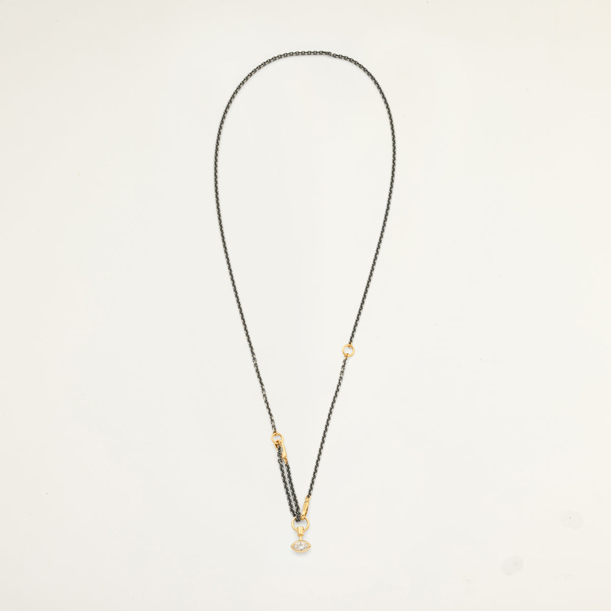 L.a.brown Hypnotic Lab Grown Diamond Pendulum Necklace
