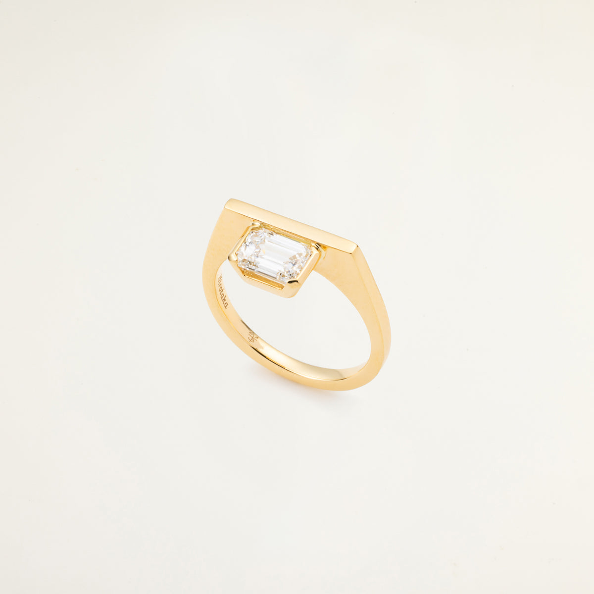 L.a.brown HYPNOTIC Emerald Cut Diamond Ring