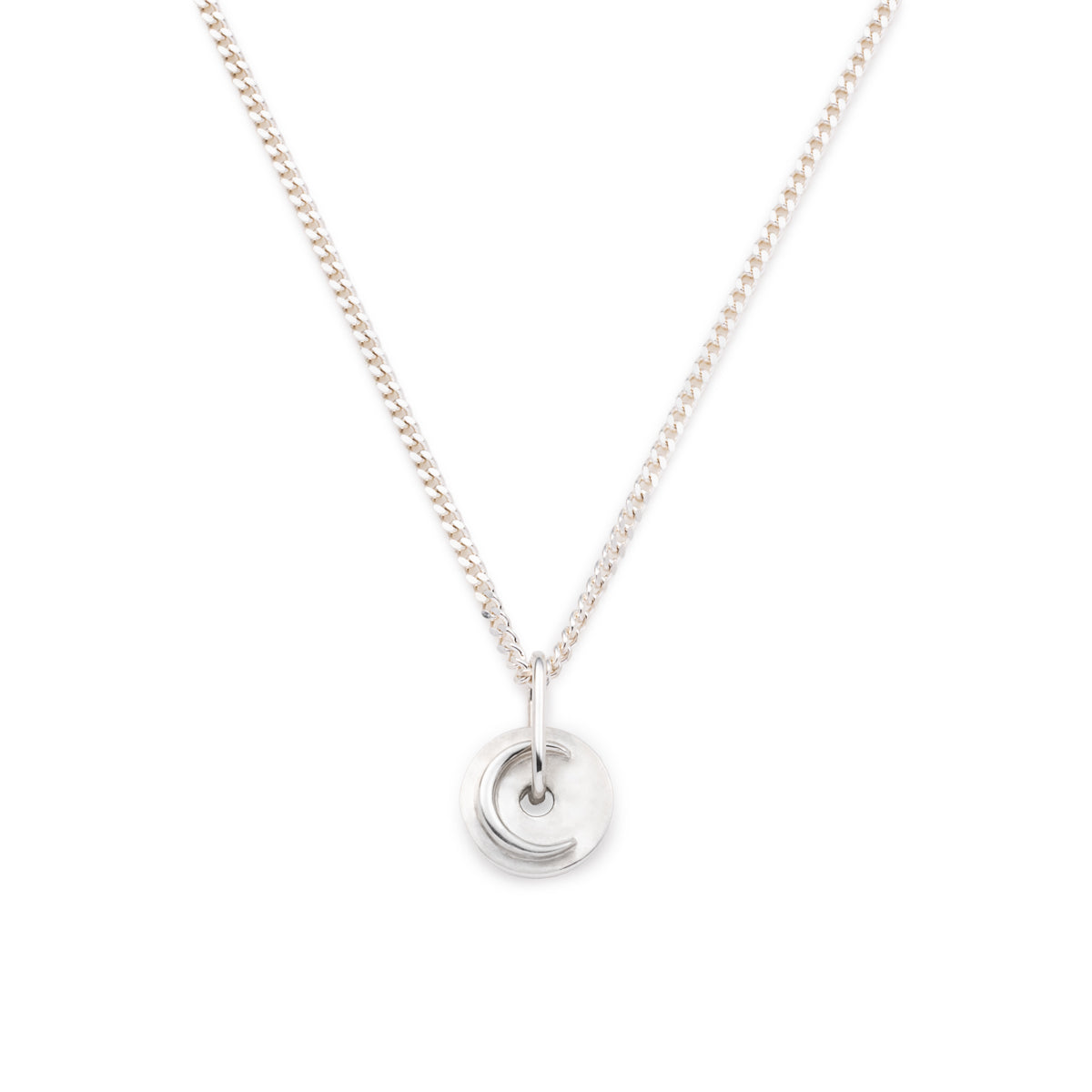 CELESTIALS THE MOON Diamond  Necklace  Mini