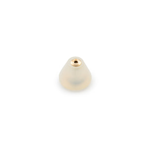 Corn White Chalcedony Stone for SPEAR Earring