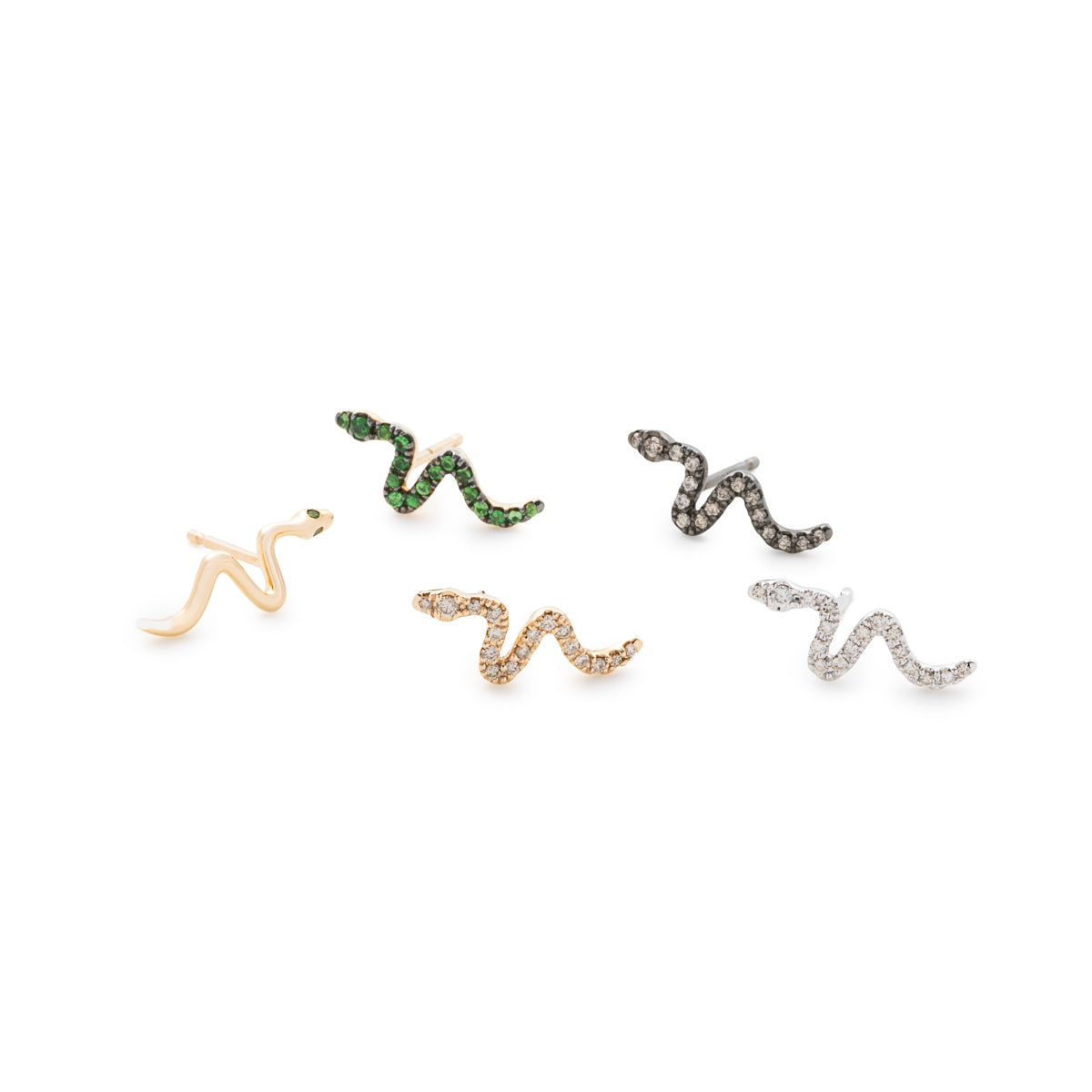 SNAKE KNOT Diamond Earring