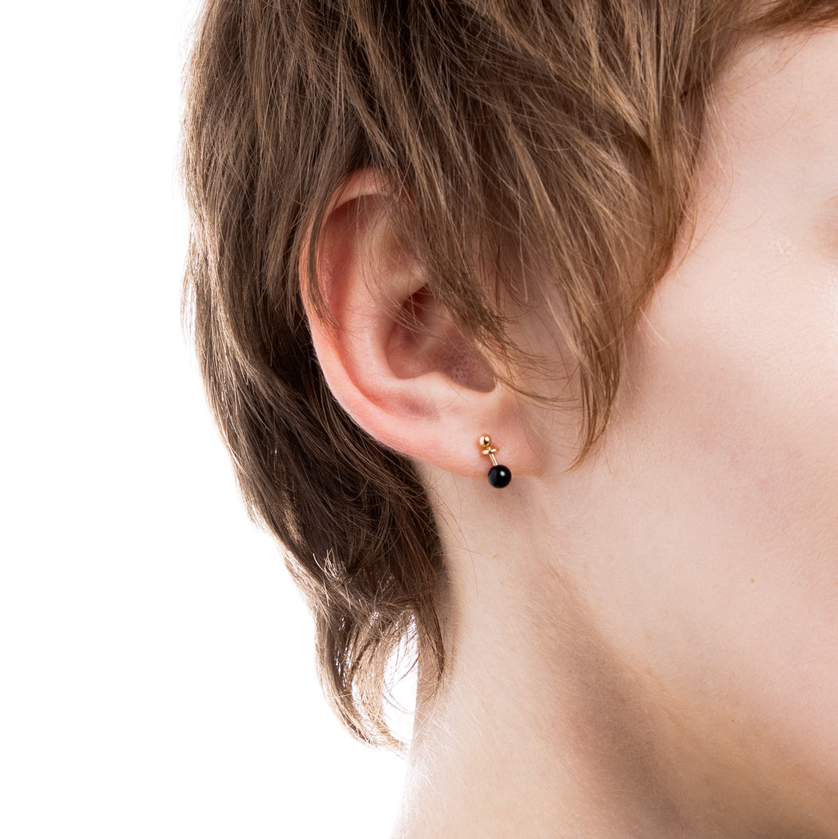 HONEY ANT Onyx Earring