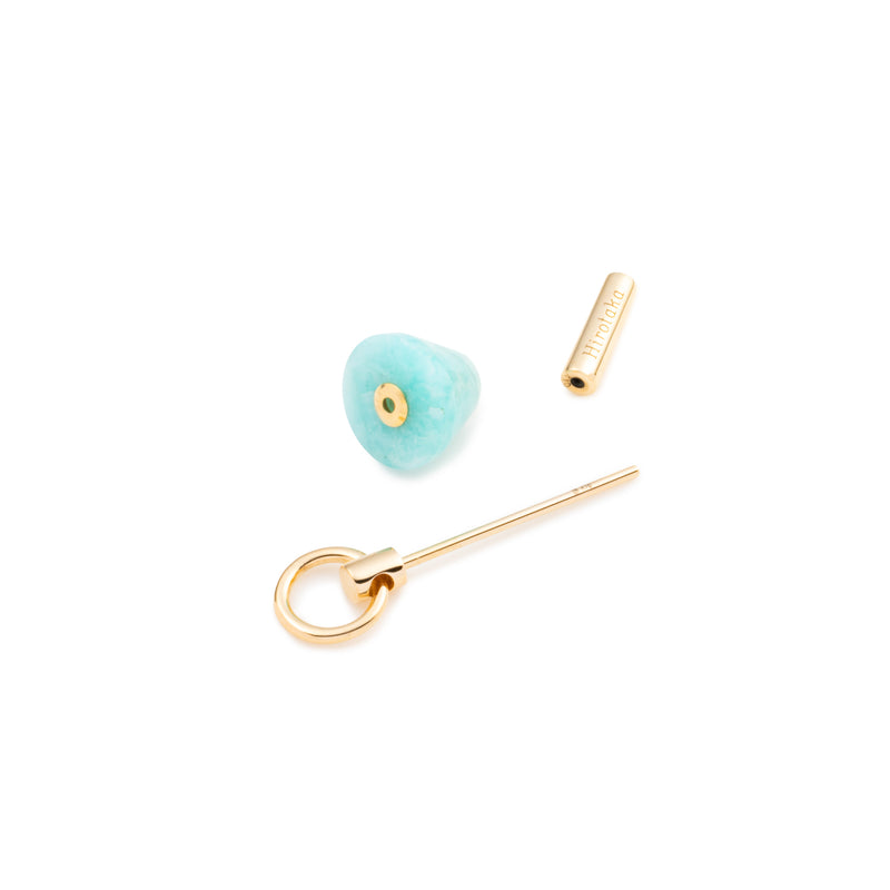 SPEAR Door Knocker Earring Small size, Amazonite