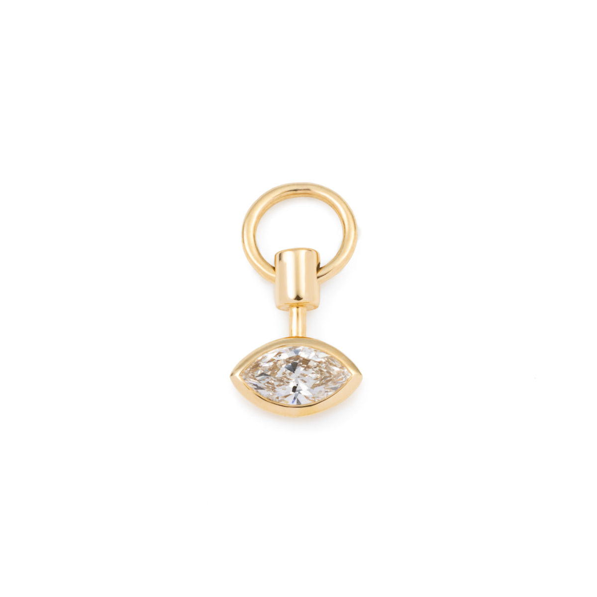 L.a.brown HYPNOTIC Lab Grown Diamond Pendulum Necklace [MQ]